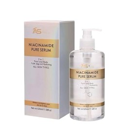 Generic Ashley Shine NIACINAMIDE Pure Serum 2 en 1 para rostro y cuerpo, 17.6 fl oz / 17.58 fl oz