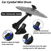 LOOEEL Mini Drum 2 PCS Car Cymbal Air Vent Mounted,14