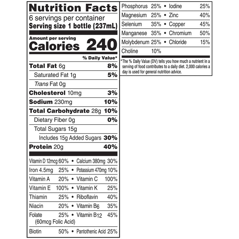 BOOST High Protein Balanced Nutritional Drink, Rich Chocolate, 8 Ounce