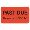Tabbies 01350 Medical Labels for Past Due, 7/8 x 1-1/2,