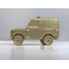 JABTEK Landrover Series 1 GOLDEN Christmas Xmas Tree Decoration Bauble