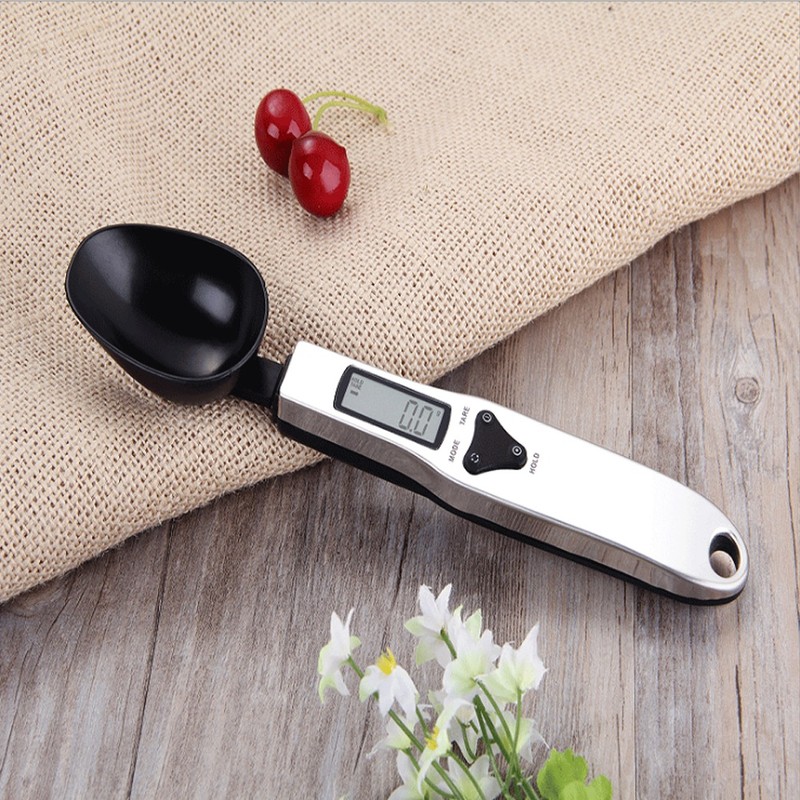 300g/0.1g Digital Measuring Spoon Precise Electronic LCD Weight Food Scale
