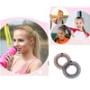 Pack of 4 Full Circle Stretchy Comb Circular Plastic Hair