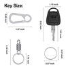 2 PCS Golf Cart Ignition Replacement Keys for EZGO 1982-up