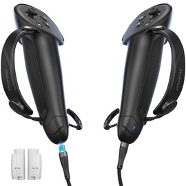 Maecker Charging Controller Grips for Meta Quest 3S for Quest 3 Controller Straps with Rechargeable Battery for Quest 3S/3 Accessories