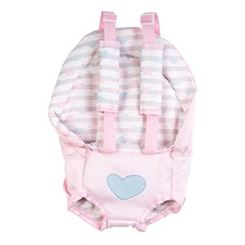 Adora Baby Doll Carrier In Classic Pastel Pink, Fits Up To 20 Inch Baby Dolls