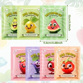 Frucht Gesichtsmasken Set Hautpflege, Masken Beauty Tuchmasken Daily Care, Pflegende Feuchtigkeitsmaske Beruhigend, Hydratisieren, aufhellen für alle Hauttypen, Teenager-Mädchen und Frauen, 7 PCS