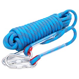 HFS(R) Multi-Purpose Rope, Multi-purpose Rope, Assistant Rope, Gardening Rope, Washing Rope, Load Capacity 462.5 lbs (2100 kg), 22.8 ft (10 m), Storage Bag Included (Blue)