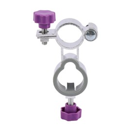 Fishing Chair Umbrella Stand, Aluminum Alloy Fishing Chair with Rod Holder, Adjustable Umbrella Holder for Chair, Outdoors Umbrella Clamp Hands Free Umbrella Holder(Purple)