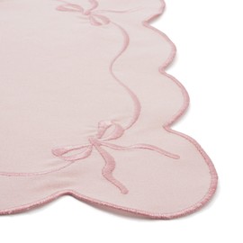 Francfranc Franc Embroidered Ribbon Lunch Mat Pink New Life Gift