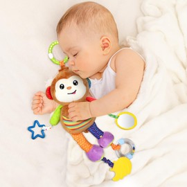 Venditer Baby Toy, Toddler Toy, Plush Rattle, Baby Crib Pram Hanging Toy for Babies, Toddlers (Monkey)