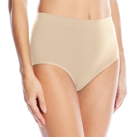 Vanity Fair womens Smoothing Comfort Panties With Rear Lift Briefs, Seamless - Beige, 10 US