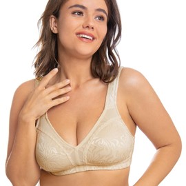 Wingslove Women's Full Cup Minimiser Bra, No Underwire, Not Padded - 85 D (38 D)