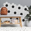 RoomMates TIL4987FLT Black and White Large Hexagon Sticktile