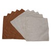 Copper Lane Lint Streak-Free Microfiber Cleaning Cloths, Tan and Copper