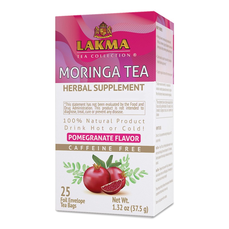 HYLEYS Lakma Moringa Oleifera Tea with Pomegranate - 25 Tea