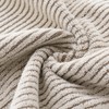 sense gnosis Beige Ribbed Striped Hand Towels Soft Absorbent Face