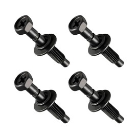 WUCDF AUTO 41085 air filter screws engine air filter box cover screws bolts, air cleaner fasteners compatible with Honda Civic CR-V Odyssey Element 90091-RAA-A00 90091-P36-000. Four piece set.