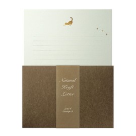 Wrap Letter Set Cat Natural Craft TL071
