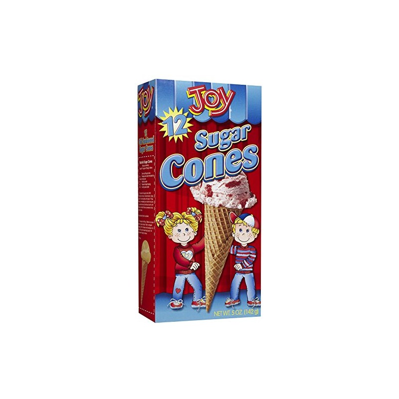 Joy Sugar Cone - 12 ct, 5 oz