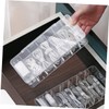 DOITOOL 1set Box Compartments and Cover Transparent Cord Organizer for