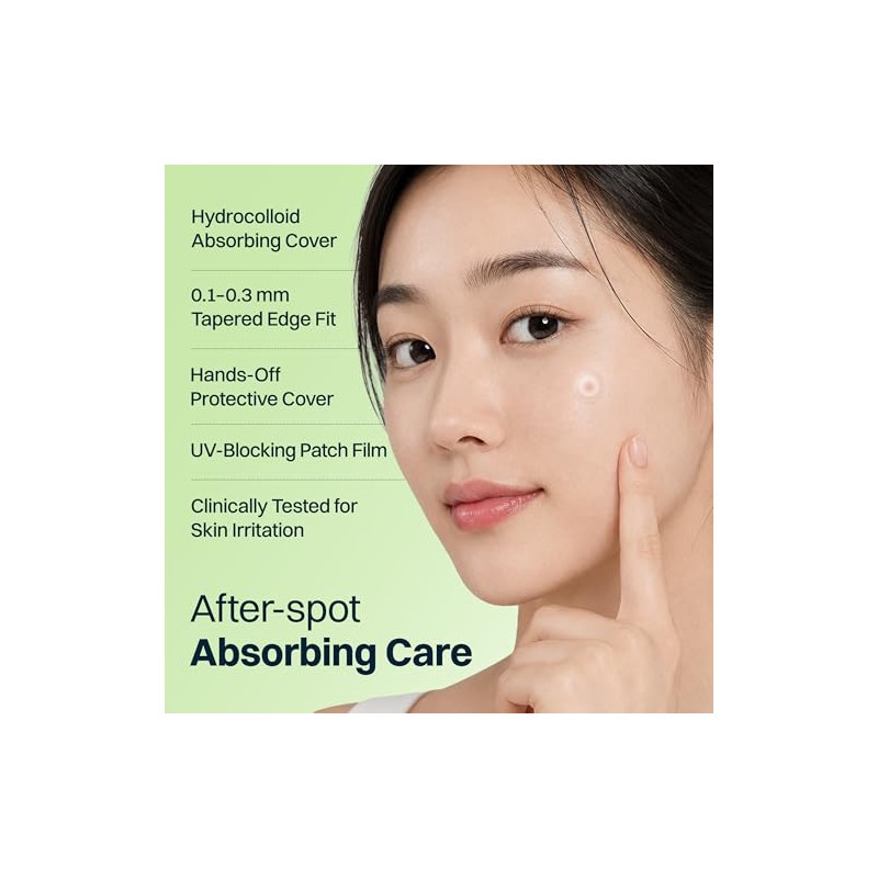 FRANZ Naked Active Spot Patches - Hydrocolloid Pimple Treatment
