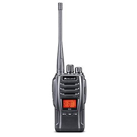 Midland G13 PMR446 Aluminum Body Radio C1462 IPX4 Dust and Water Resistant 16 Channels Bright Display Powerful Speaker Black