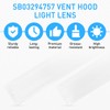 SB03294757 Range Vent Hood Light Lens Replacement for Broan RME50000