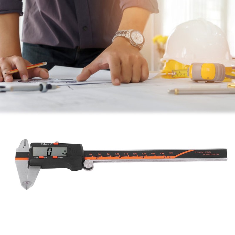 Electronic Vernier Caliper Stainless Steel 0‑150mm LCD Screen Digital Caliper