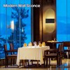 LED Wall Light Acrylic 360° Up Down 6W Warm Modern