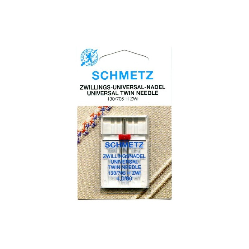 Schmetz Universal TWIN Needle Range (Packs of 1) - Various