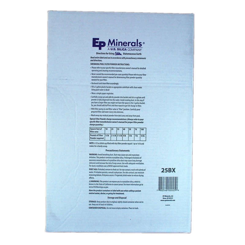 EasyGo Product Celatom Diatomaceous Earth DE Pool Filter Aid –