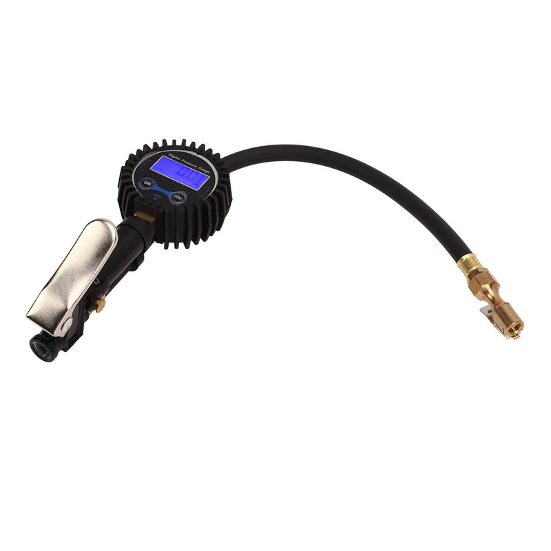 Digital Tire Inflator Tire Pressure Gauge with Digital Display 1/4