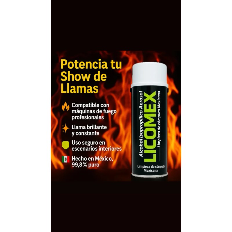 10 Piezas De Repuesto Para Máquina De Fuego Licomex 440ml