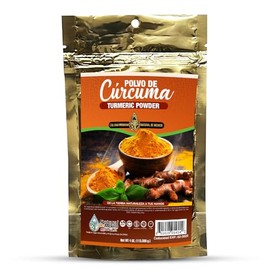 Natural de Mexico Curcuma en polvo 4 onzas Te Tea Turmeric Powder 4 Oz
