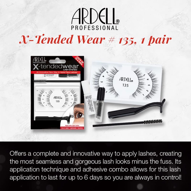 Ardell X-tended Wear Lash System - Style 135