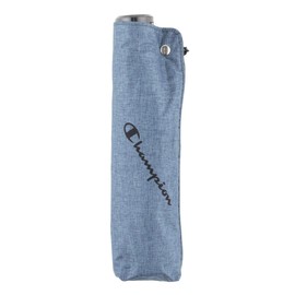 Champion CHM81MN58 Gentleman Mini Folding Umbrella, 22.8 inches (58 cm) x 24.6 inches (6 cm), For Rain or Shine, Black Coating, Navy, Denim Pattern