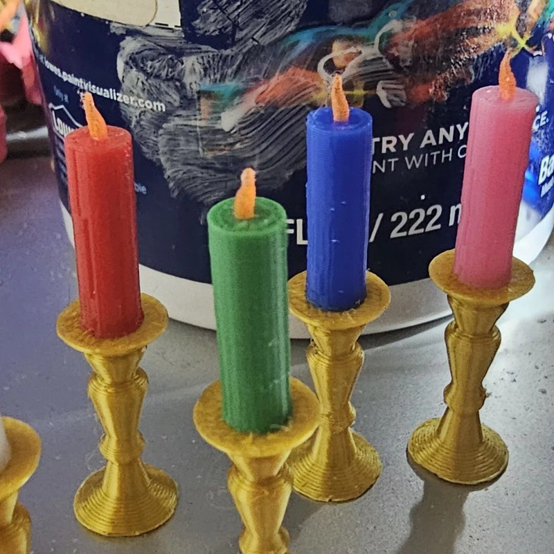 Power Rangers Lightning Collection Power Candle Set Of 7 Accessory