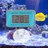 Aquarium Thermometer with LCD Display Water Temperature Meter Waterproof for