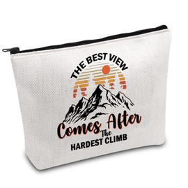 FOTAP Rock Climbing Lover Gift Rock Climbing Emotions Cosmetic Bag Motivational Gift Hikers Survival Kit Adventure Gift (BEST VIEW)