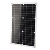 18V 20W Portable Solar Panel Semi Flexible Monocrystalline Waterproof Solar