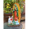 Unknown Our Lady of Guadalupe, San Juan Diego 12" Tall