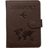 Porta Pasaporte con Bloqueo RFID, Funda para Pasaporte y Visa