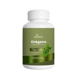 Árbora Cápsulas de Aceite de Orégano 70% carvacrol con coco MCT importado