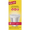 Glad Trash Bags, Small Garbage Bags - 4 Gallon White