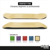 Stoked Ride Shop Blank Skateboard Deck - Professional Canadian Maple