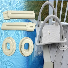 Replacement for confer 7200 Conversion Kit Fit for confer Plastics 7200 Roll Guard Above Ground Swimming Pool A-Frame Ladders Warm Gray 5-Year Free Replacement