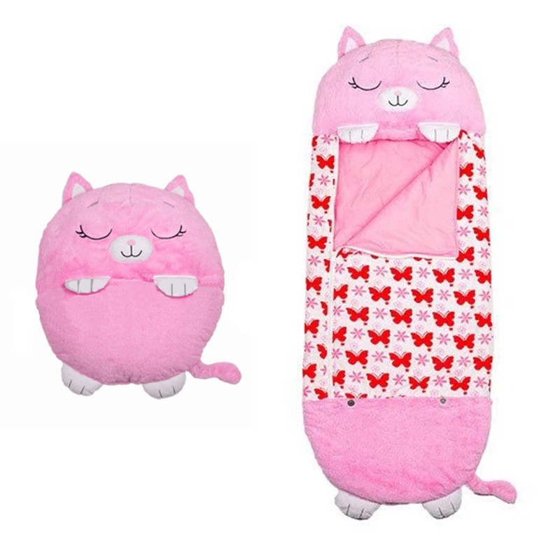 (unprocessed Knowledge) Children's Lazy Sleeping Bag Dolls Coated Pajamas Sleeping