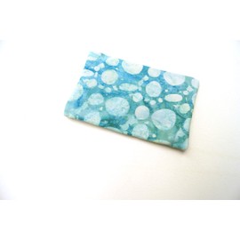 Blue Batik Fabric Pocket Travel Tissue Holder
