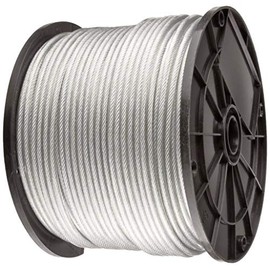 Vinyl Coated Wire Rope Cable 3/32 (500 ft Reel)